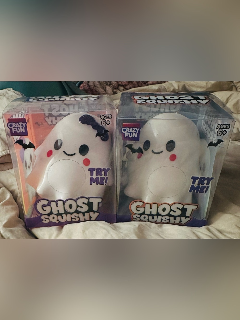 Ghost Squishy Toy - White